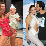 Giovanna Lancellotti e Gabriel David escolhem filha de Fê Paes Leme como daminha