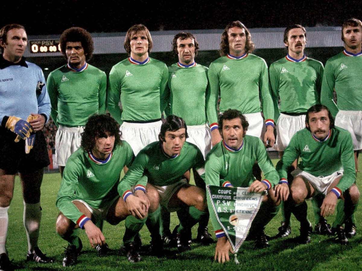 O famoso esquadrão mortal, time do Saint-Étienne finalista da Champions/Reprodução