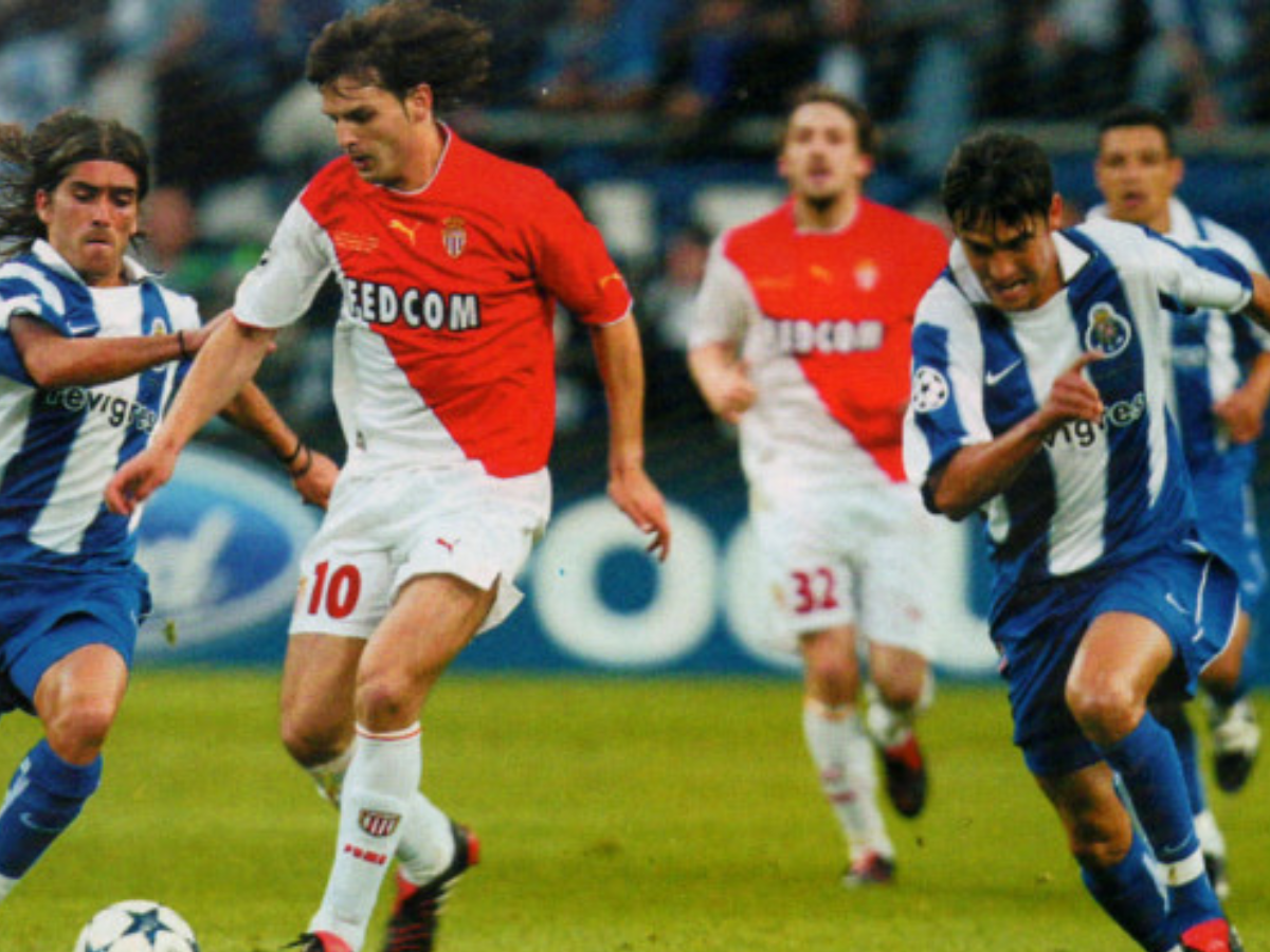 Mônaco na final da Champions em 2004/Reprodução
