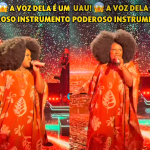 Professora emociona ao cantar “Ninguém explica Deus” no Domingão com Huck