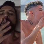 Filho rebate acusação de Latino e expõe vídeo do cantor fumando: “Exemplo de pai”