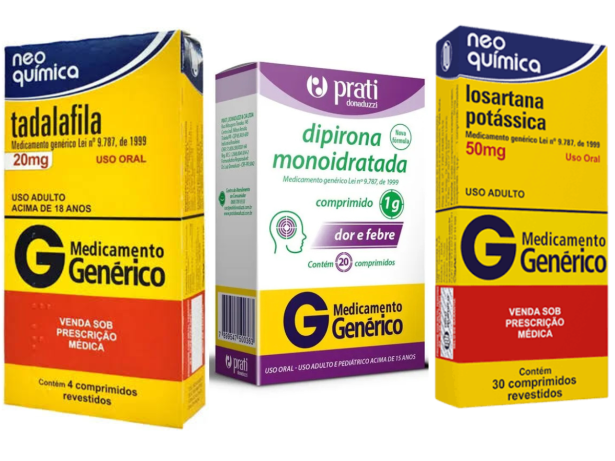 Losartana, Dipirona e Tadalafila: veja ranking dos genéricos mais vendidos no Brasil