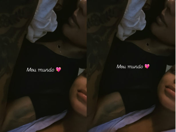 Brunna Gonçalves mostra Zuri com Ludmilla e se declara: “Meu mundo”