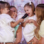 Virginia compartilha registros inéditos da festa de 4 anos de Maria Alice