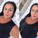 Viviane Araújo opera hérnia umbilical pela 4ª vez e atualiza estado de saúde