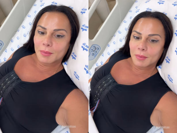 Viviane Araújo opera hérnia umbilical pela 4ª vez e atualiza estado de saúde