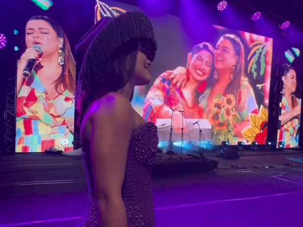 Thaynara OG e Lucy Alves agradecem Preta Gil por apoio no projeto “Sao João da Thay”