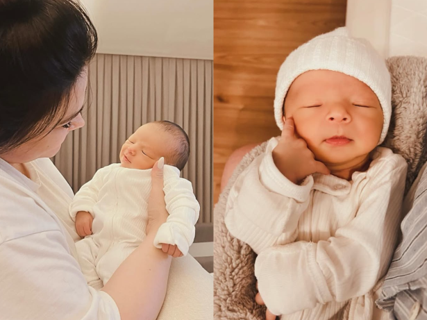 Yudi Tamashiro e Mila mostram rosto do filho pela 1ª vez: “Mestiço de japonês”