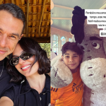Isis Valverde celebra aniversário do enteado, filho de Buaiz com Wanessa Camargo
