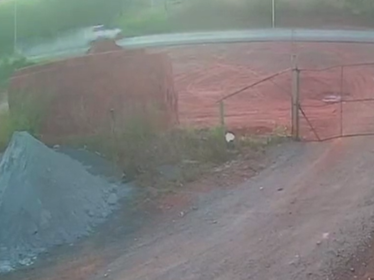 Momento do acidente/Globo Brasília/Reprodução