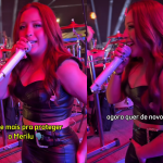 Mari Fernandez rasga calça em show e improvisa com fita isolante: “Quem viu, viu”