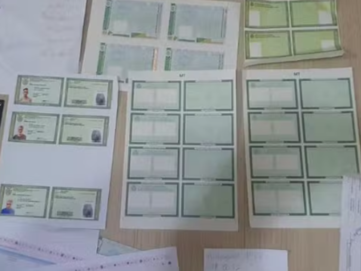 Operação da Polícia Civil contra grupo que falsificava documentos de jogadores/Reprodução/ PCPR