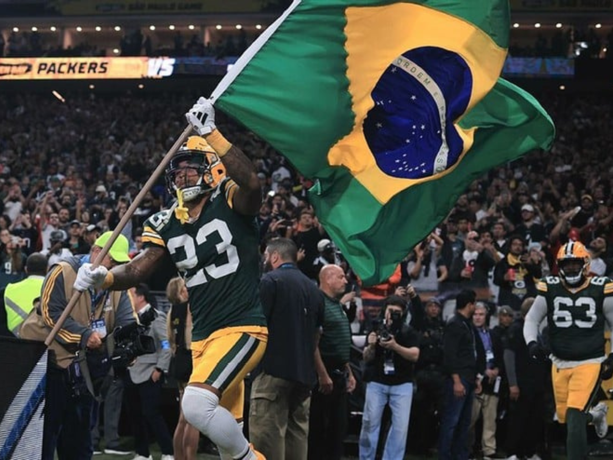 Jogo da NFL na Arena Corinthians, em São Paulo/Reprodução