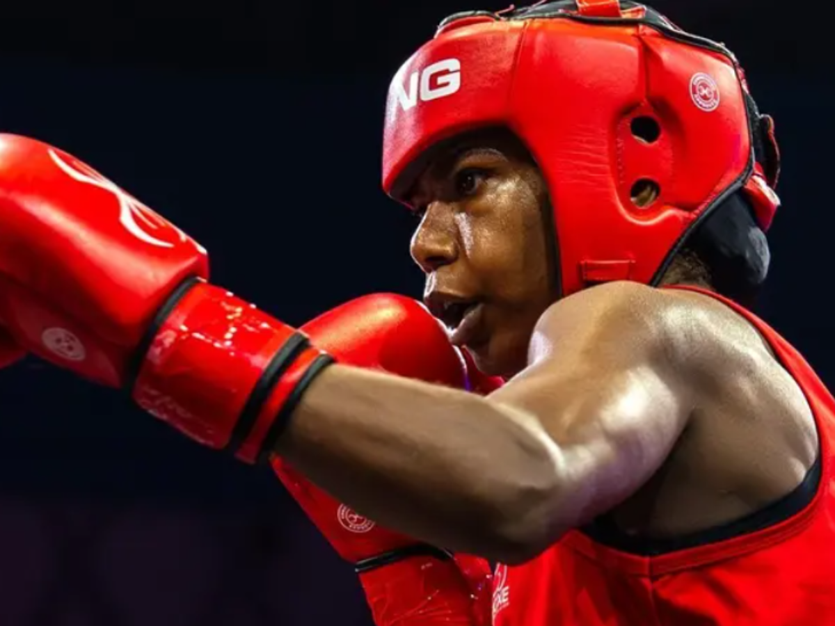 Jucielen Romeu na copa do mundo de boxe/Reprodução/Word Boxing