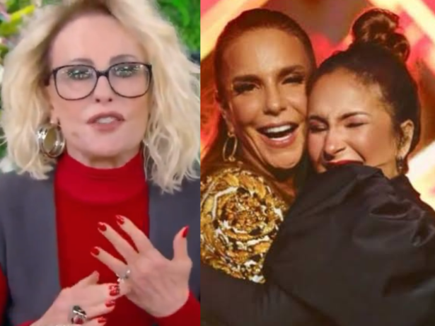 Ana Maria Braga parabeniza Claudia Leitte e finaliza programa ao som de Ivete Sangalo