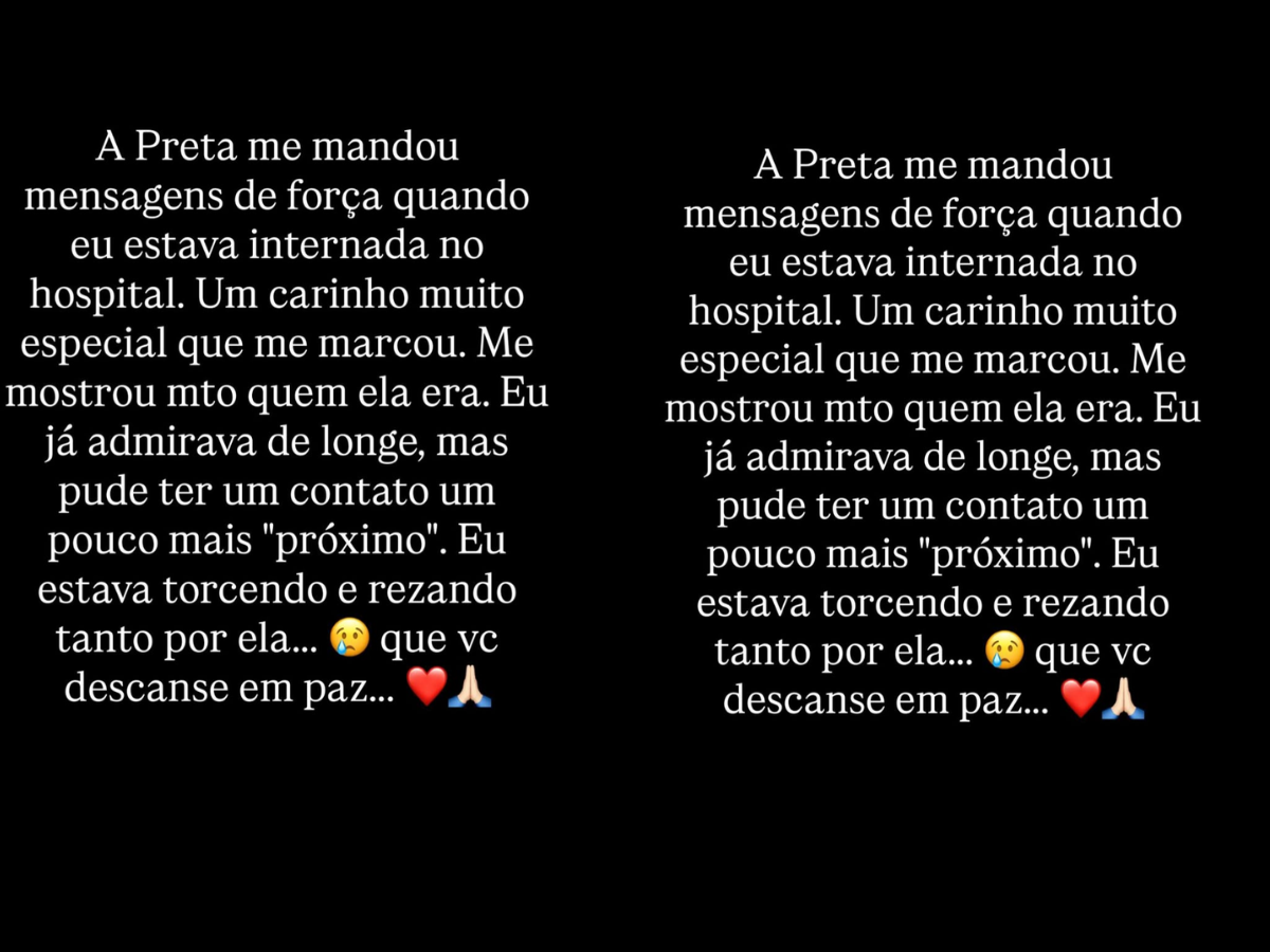 Reprodução/Instagram @fabianajustus Reprodução/Instagram @fabianajustus