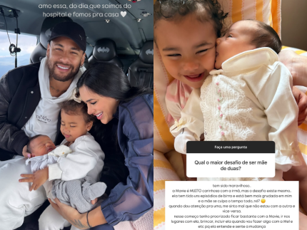 Bruna Biancardi revela desafio na maternidade após nascimento da 2ª filha com Neymar