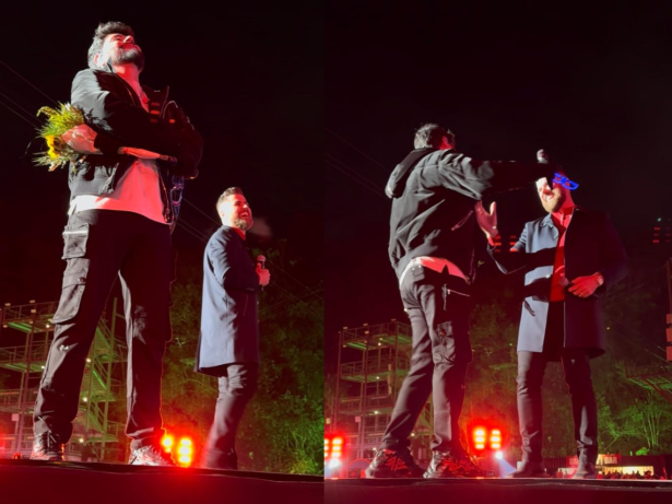 Filhos de Zé Neto & Cristiano surpreendem dupla com homenagens em show de Curitiba