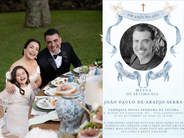 Lí Marttins divulga data da missa de 7º dia de JP Mantovani: “Um anjo no céu”