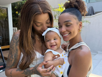 Ludmilla e Brunna comemoram 1º Dia das Crianças com Zuri: “Mágico”