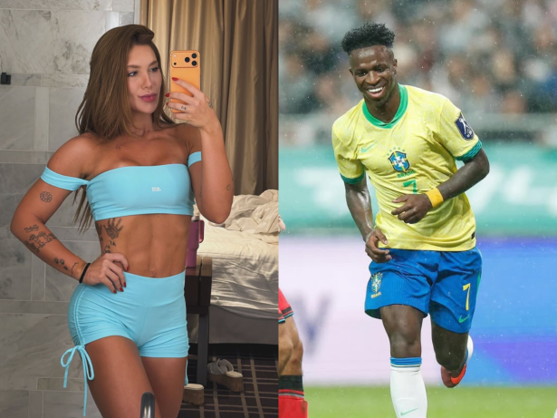 Ligadinha! Virginia acorda cedo para assistir Vini Jr. jogar pela Seleção: “Animação”