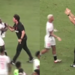 Não aliviou! Diniz empurra jogadores do Vasco para separar briga após jogo com Fortaleza