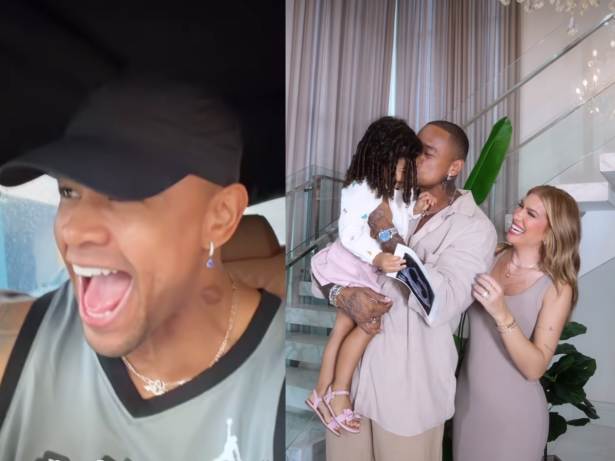 Léo Santana vibra de felicidade após revelar gravidez de Lore: “Como se fosse a 1ª vez”