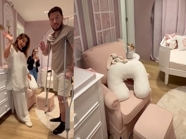 Maíra Cardi mostra detalhes do quarto da filha com Nigro: “Feito em um dia e meio”