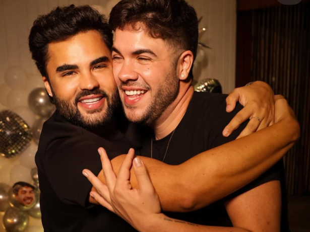 Lucas Guedez brinca com Álvaro após eliminação no “Dança dos Famosos”: “Tem vaga no SBT”