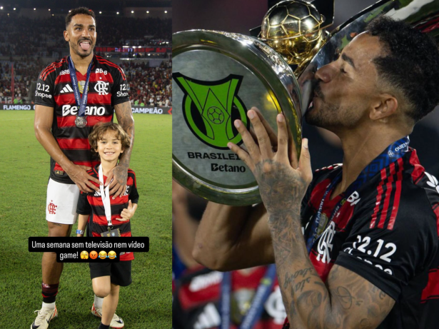 Filho de Danilo, do Flamengo, revela que é torcedor do Fluminense e zagueiro brinca: “Corta”