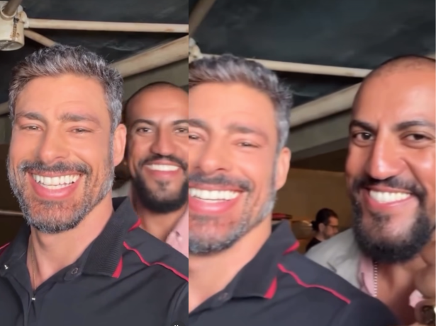 Cauã surge com cabelo grisalho e volta a contracenar com Ricardo Teodoro em série da Globoplay