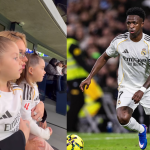 Maria Flor encanta ao defender Vini Jr. durante jogo do Real Madrid: “Vou bater”