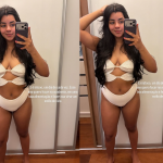 Ary Mirelle posa de maiô e fala de insegurança com o corpo: “Um dia de cada vez”