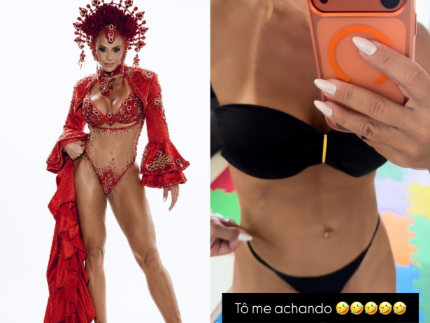 Viviane Araujo impressiona ao mostrar corpo definido pro Carnaval: “Estou me achando”