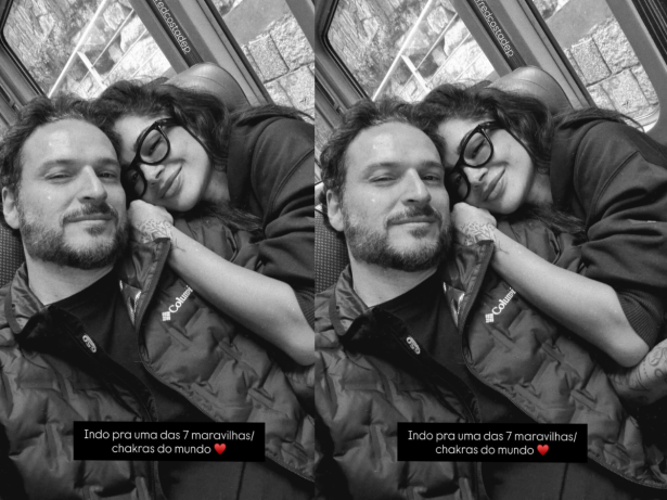 Aline Campos faz viagem romântica com deputado após assumir romance na Sapucaí