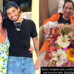 Mãe de Virginia recebe flores do ex-genro, Zé Felipe, após procedimentos cirúrgicos