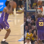 Conexão de família: de filho para pai, LeBron recebe passe inédito na história da NBA