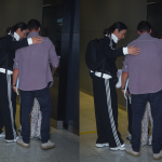 Ivete Sangalo é recebida em aeroporto pelo ex-marido, Daniel Cady, com abraço