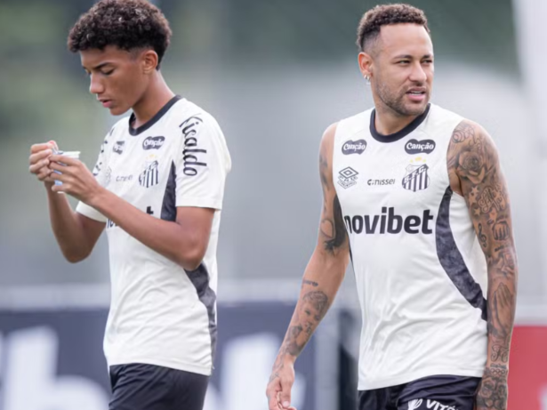 Robinho Jr. fez notificação ao Santos após agressão de Neymar e cogita rescisão