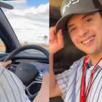 Com carro da BYD, influenciador com síndrome de Down vive dia de piloto em autódromo de Goiânia