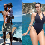 Cortado da Copa do Mundo, Wesley curte passeio de barco com a família