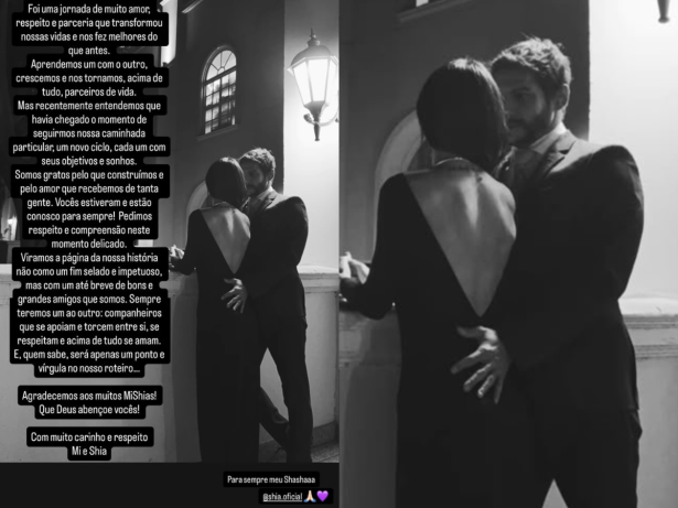 Michelle Barros anuncia fim de namoro com Shia: “Ponto e vírgula no nosso roteiro”
