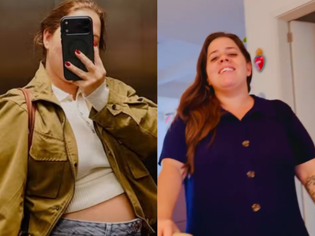 Grávida, Tati Machado mostra evolução da barriga e revela pegadinha do marido