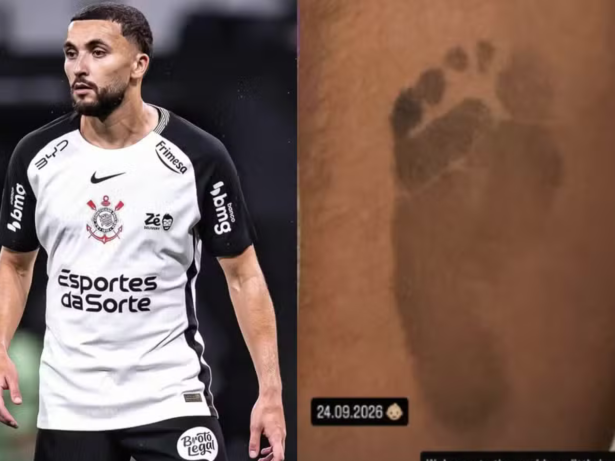 Jogador do Corinthians anuncia nascimento do segundo filho com nome nunca registrado no Brasil