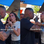 Talita Galhardo e Sargento Britto trocam ofensas em confusão durante ato de campanha no RJ