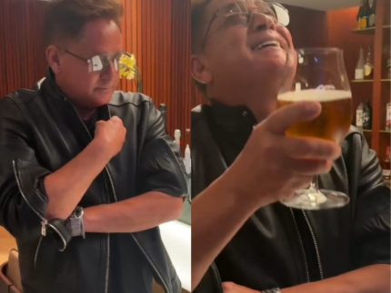 Após 30 dias sem álcool, Leonardo coloca ponto final no desafio: “Prefiro ser um gordo feliz”