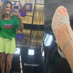 Ticiane Pinheiro mostra ferimentos após ensaios do Dança dos Famosos: “Dando meu sangue”