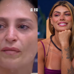 Treta! Fran se irrita e joga água na cara de Ariela durante briga em A Fazenda 18