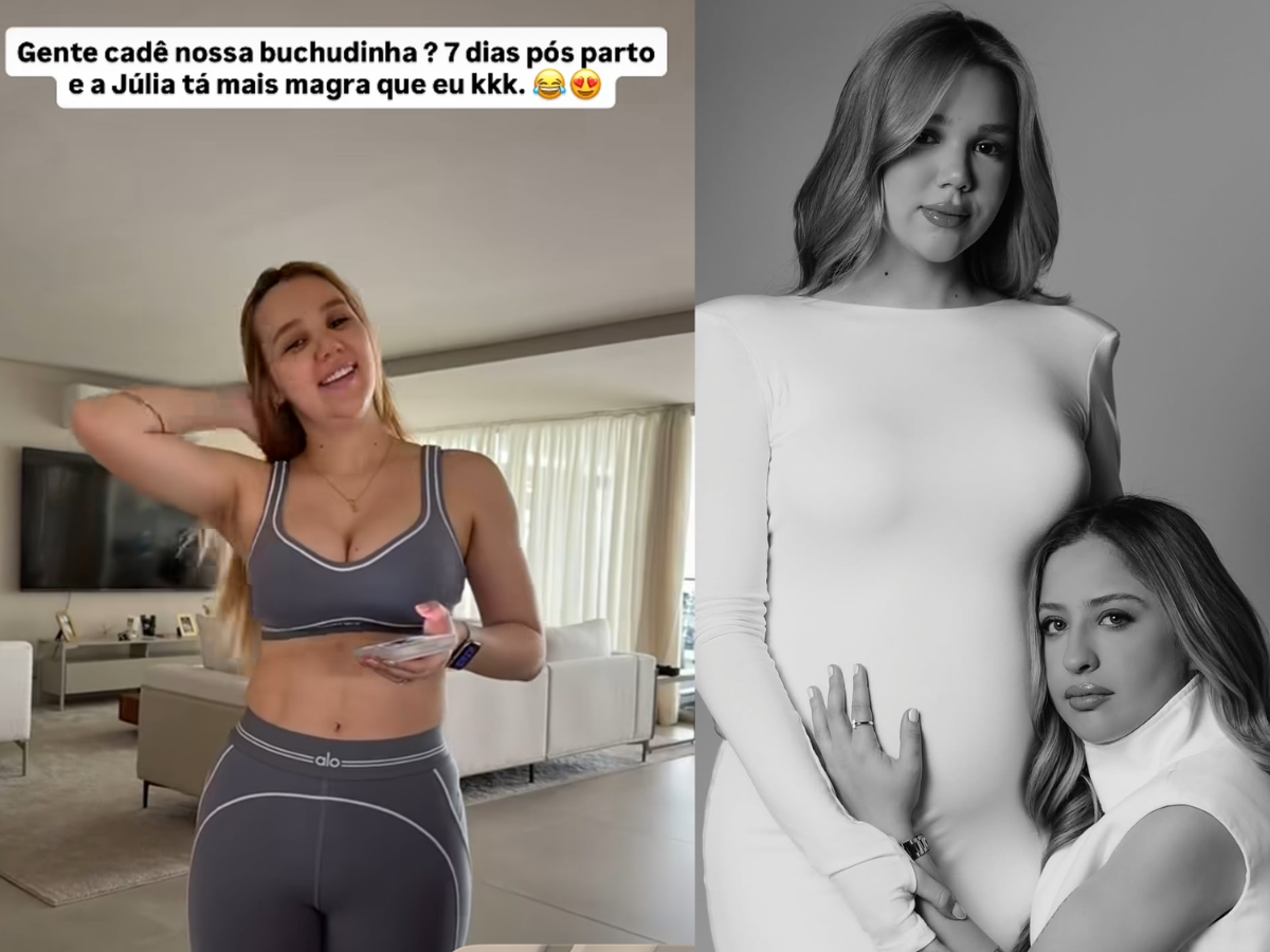 Mari Fernandez Elogia Corpo da Esposa Uma Semana Após o Parto