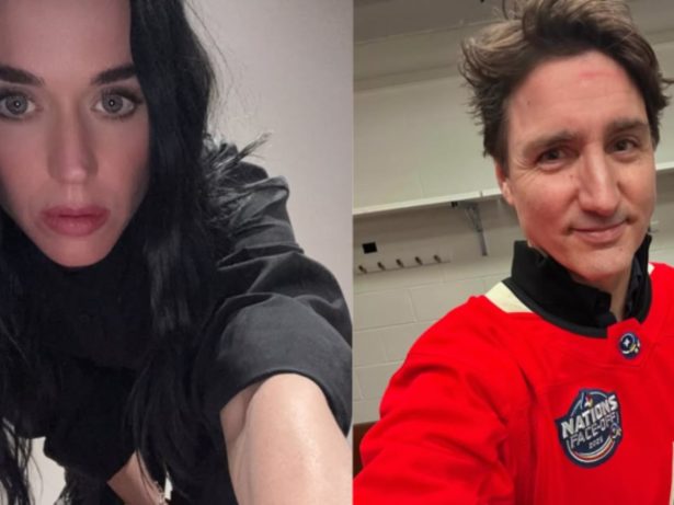 Katy Perry é vista aos beijos com ex-primeiro-ministro do Canadá, Justin Trudeau